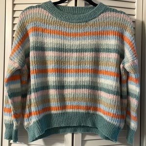 Timing ladies striped sweater
